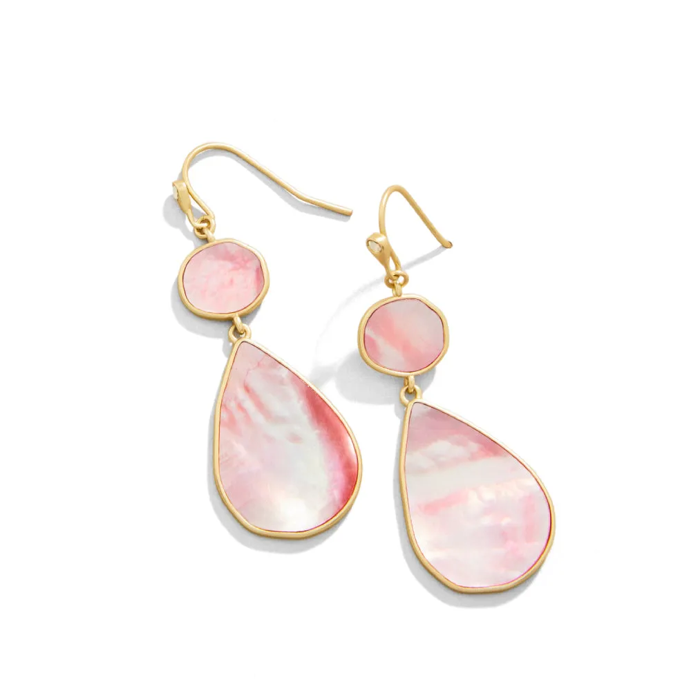Spartina Batina Earrings Pink Mother-of-Pearl