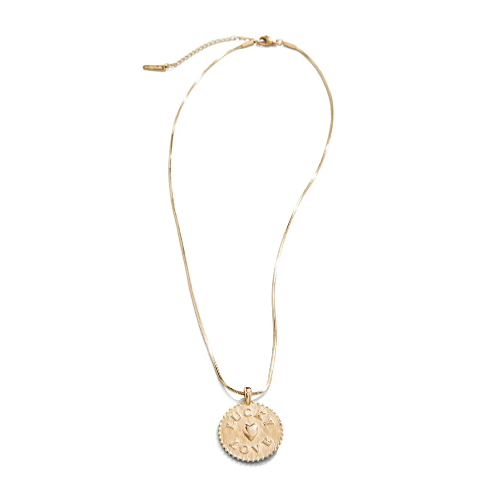 Spartina Lucky in Love Talisman Necklace 18" Crystal