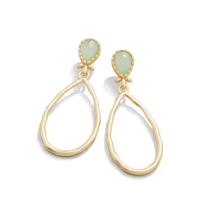 Spartina Nara Teardrop Earrings - Seafoam