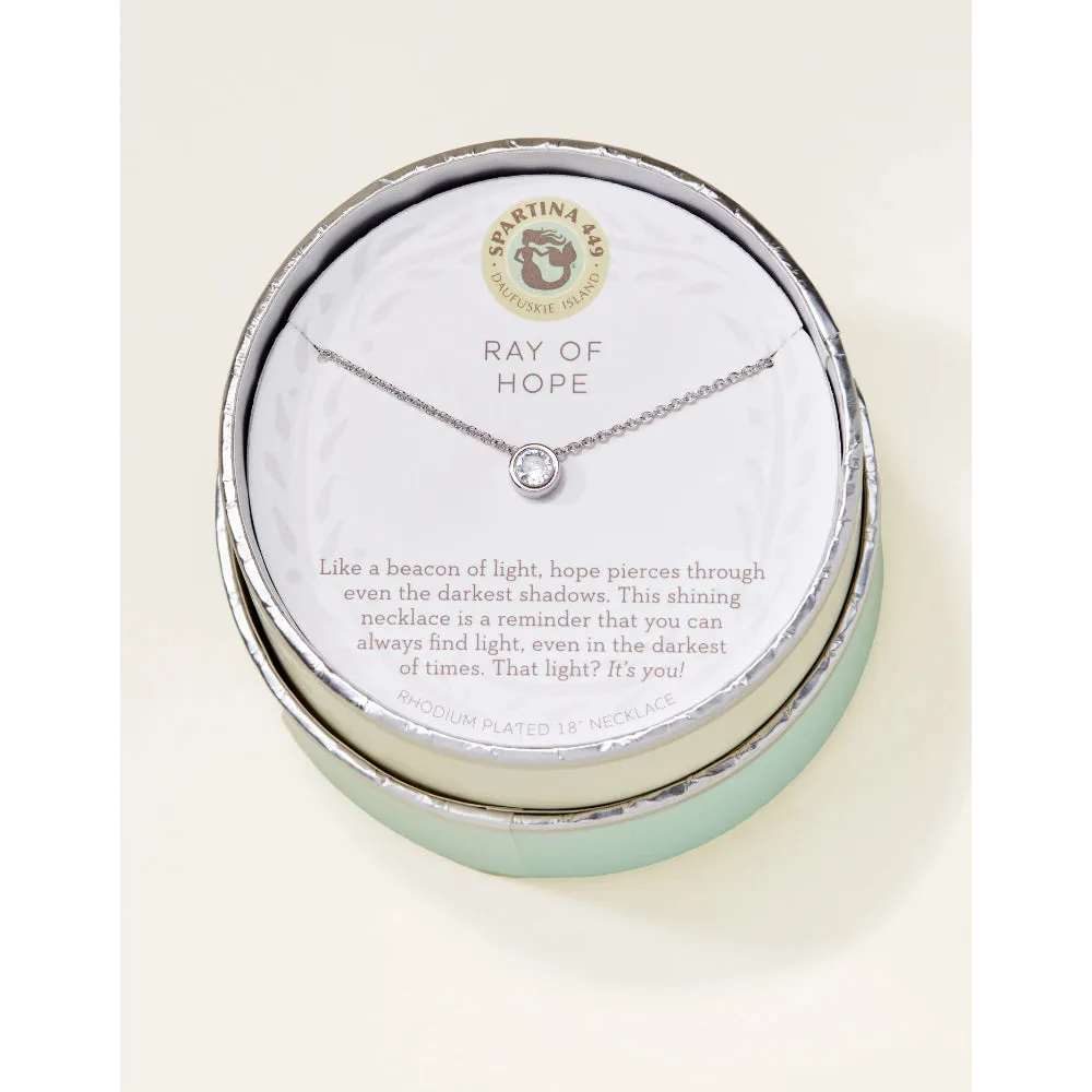 Spartina Sea La Vie Necklace 18" - Ray of Hope/Gem