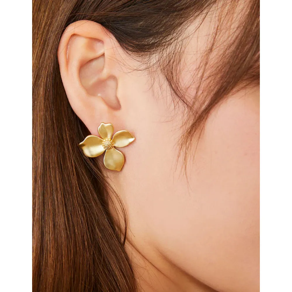 Spartina Wallflower Stud Earrings - Gold