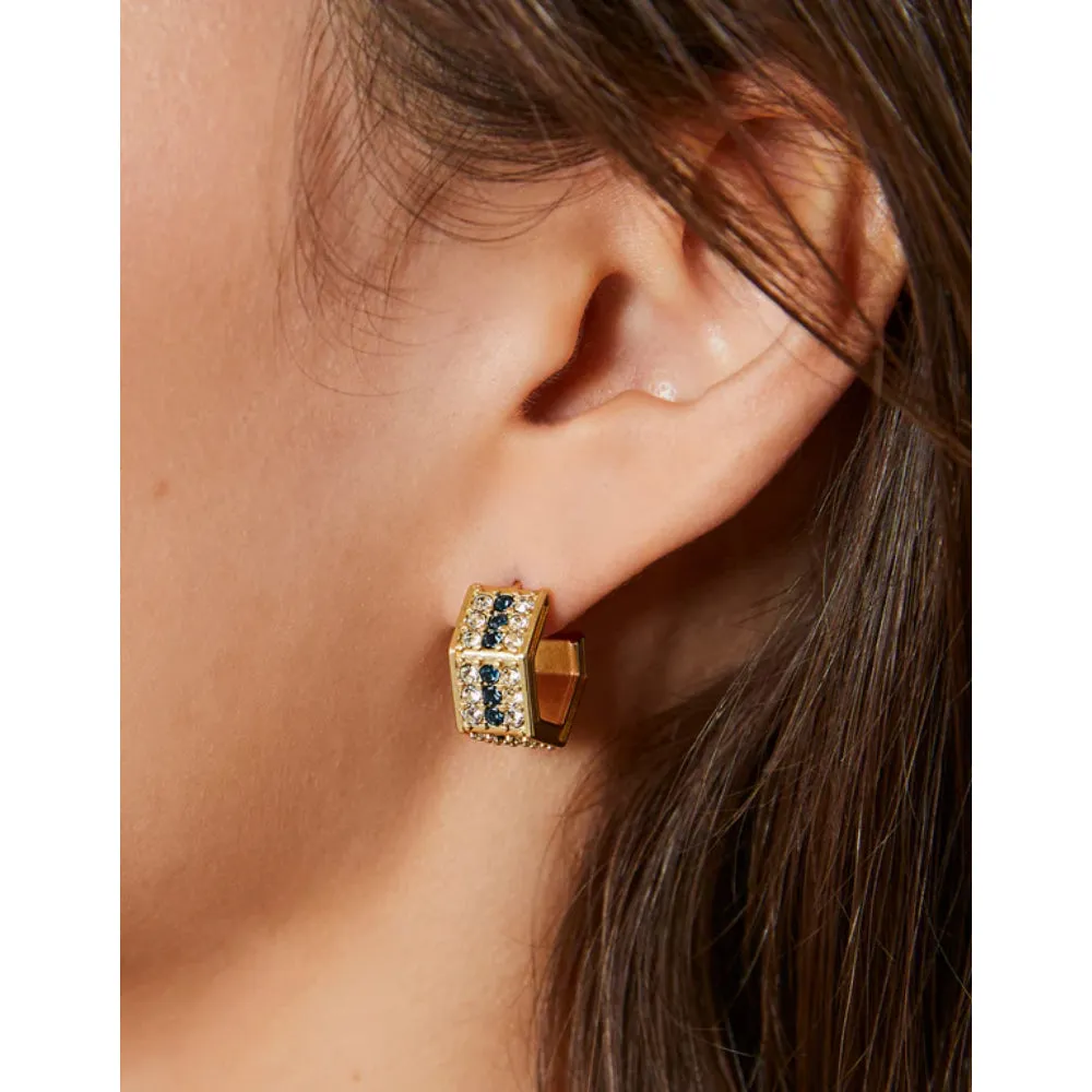 Spartina Watson Hoop Earrings - Crystal
