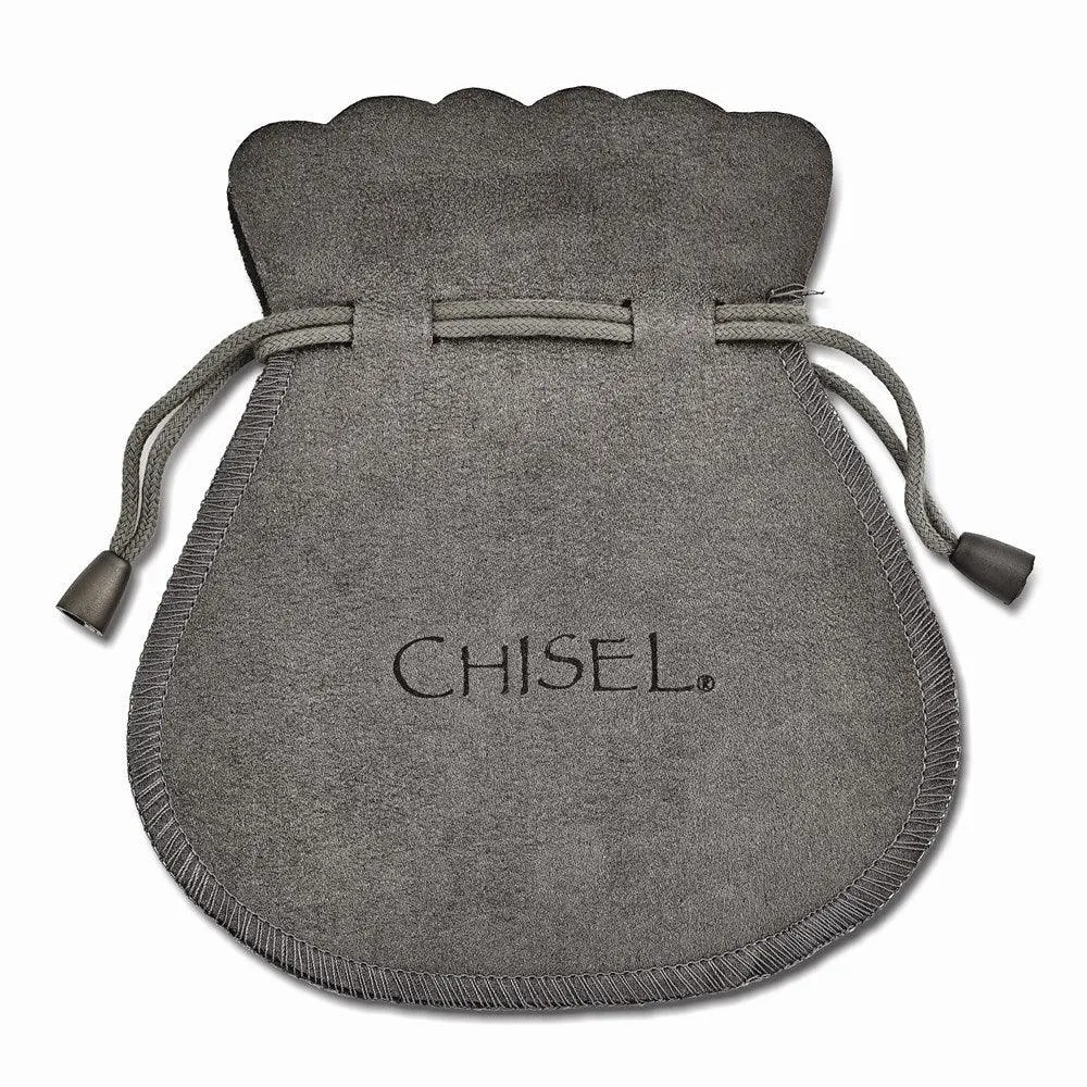 Stainless Steel Polished J Post Earrings