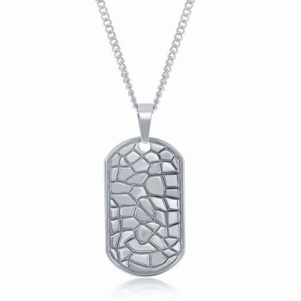 Stainless Steel Designed Dog Tag with Chain