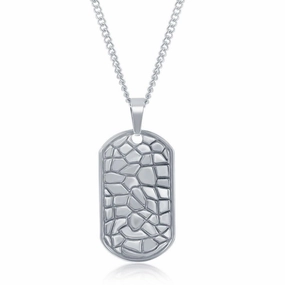 Stainless Steel Designed Dog Tag with Chain