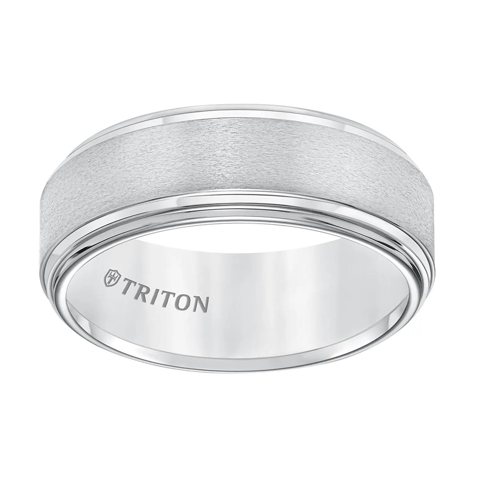 Step Edge Satin Center Contemporary Band
