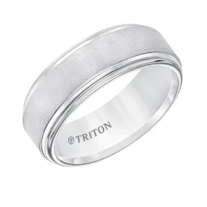 Step Edge Satin Center Contemporary Band