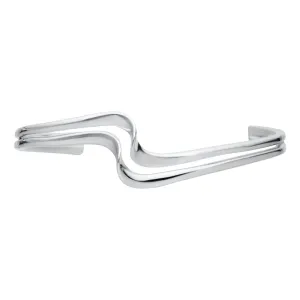 Sterling Silver Double Wave Bracelet