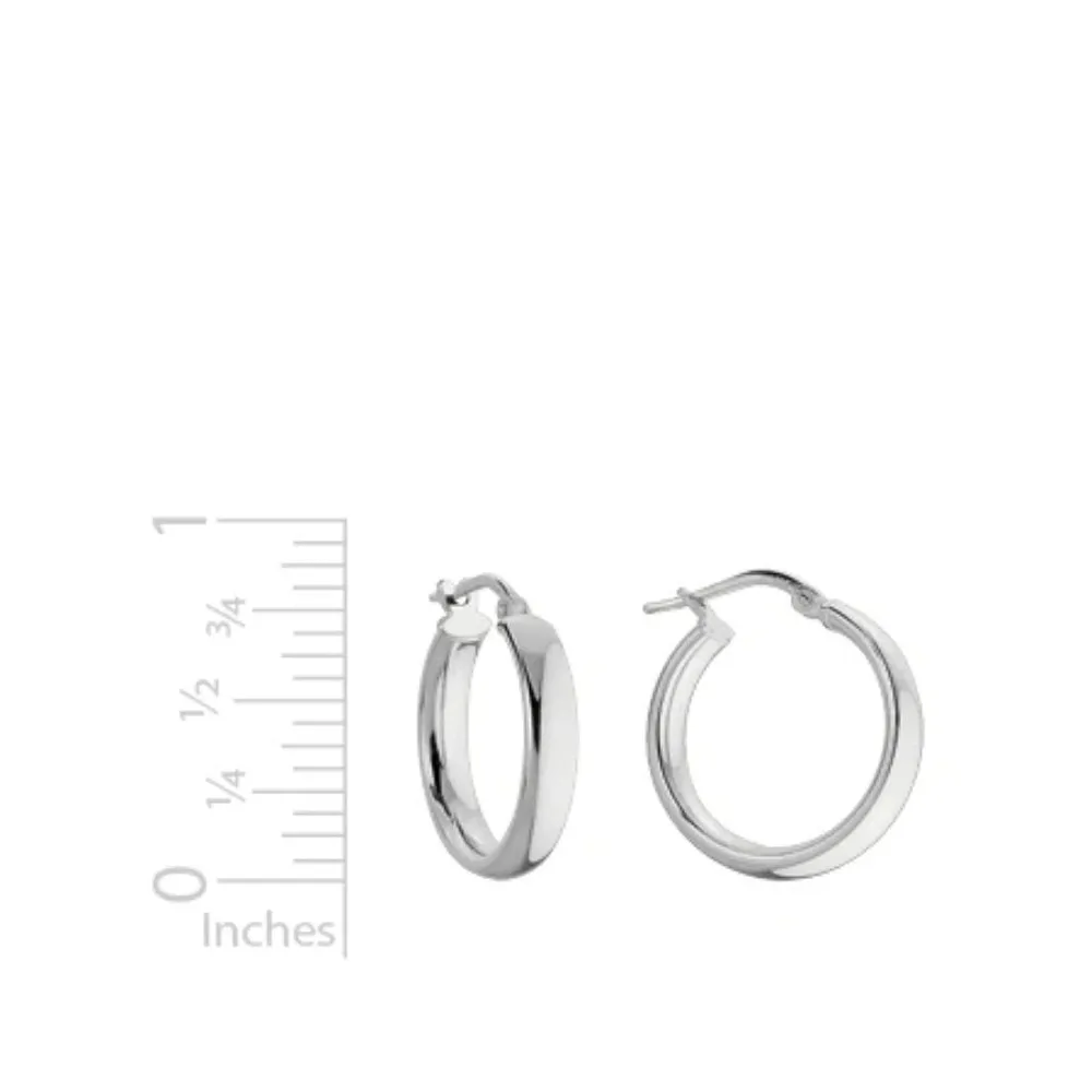 Sterling Silver Hoop Earrings