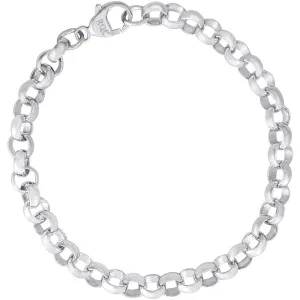 Sterling Silver Link Charm Bracelet, 7"