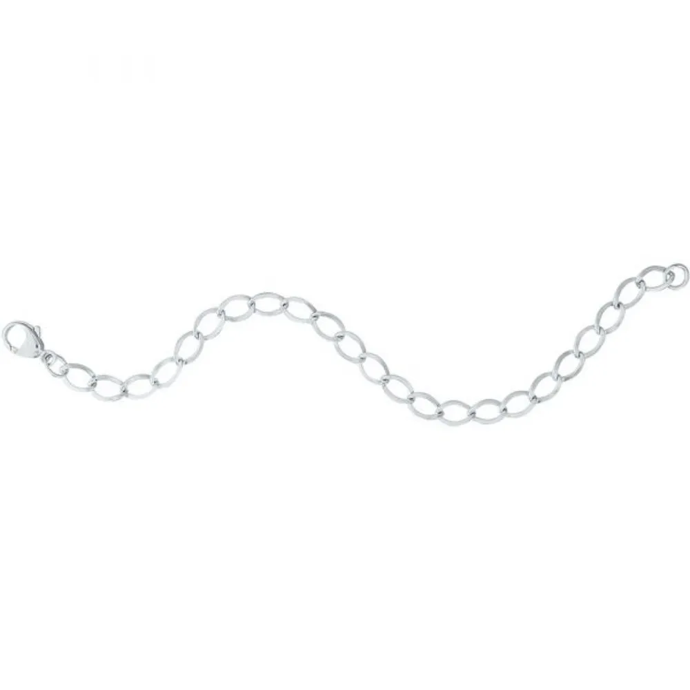 Sterling Silver Link Charm Bracelet