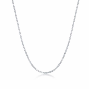 Sterling Silver 1.0mm Box Chain, 24"