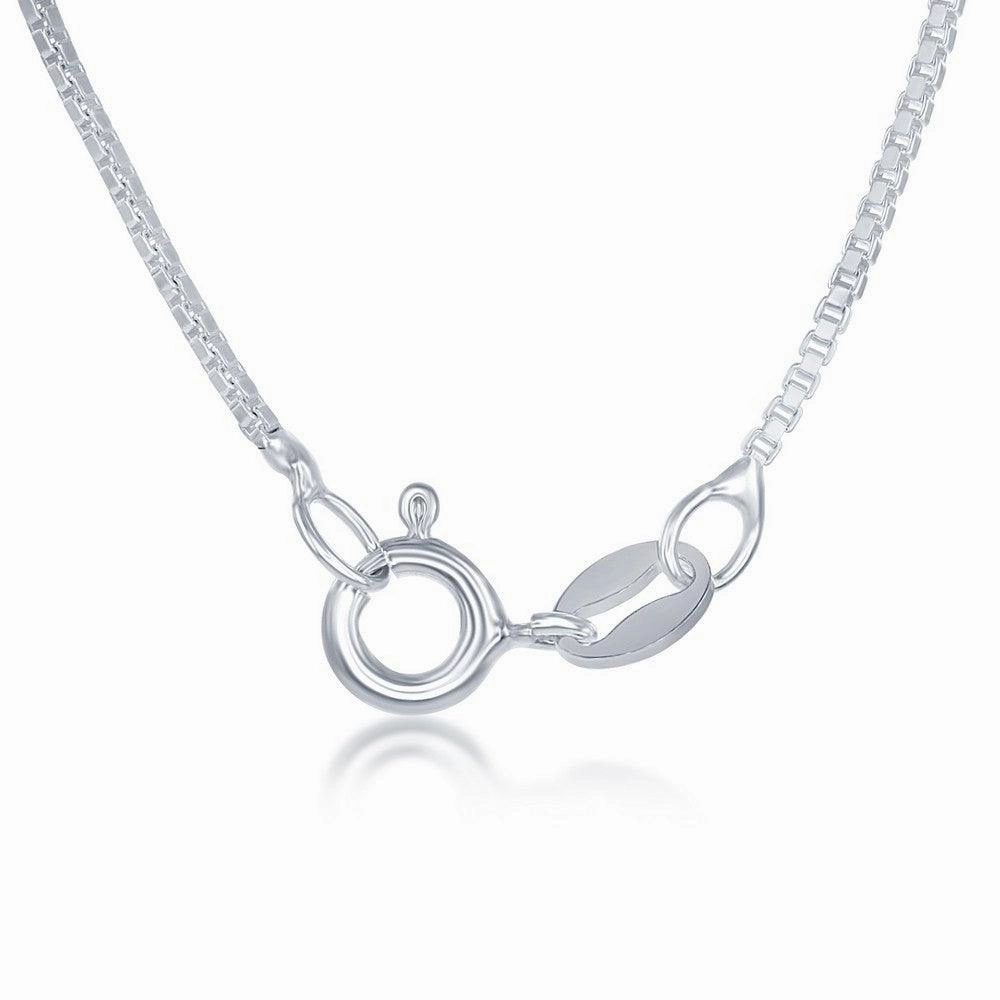 Sterling Silver 1.0mm Box Chain, 24"