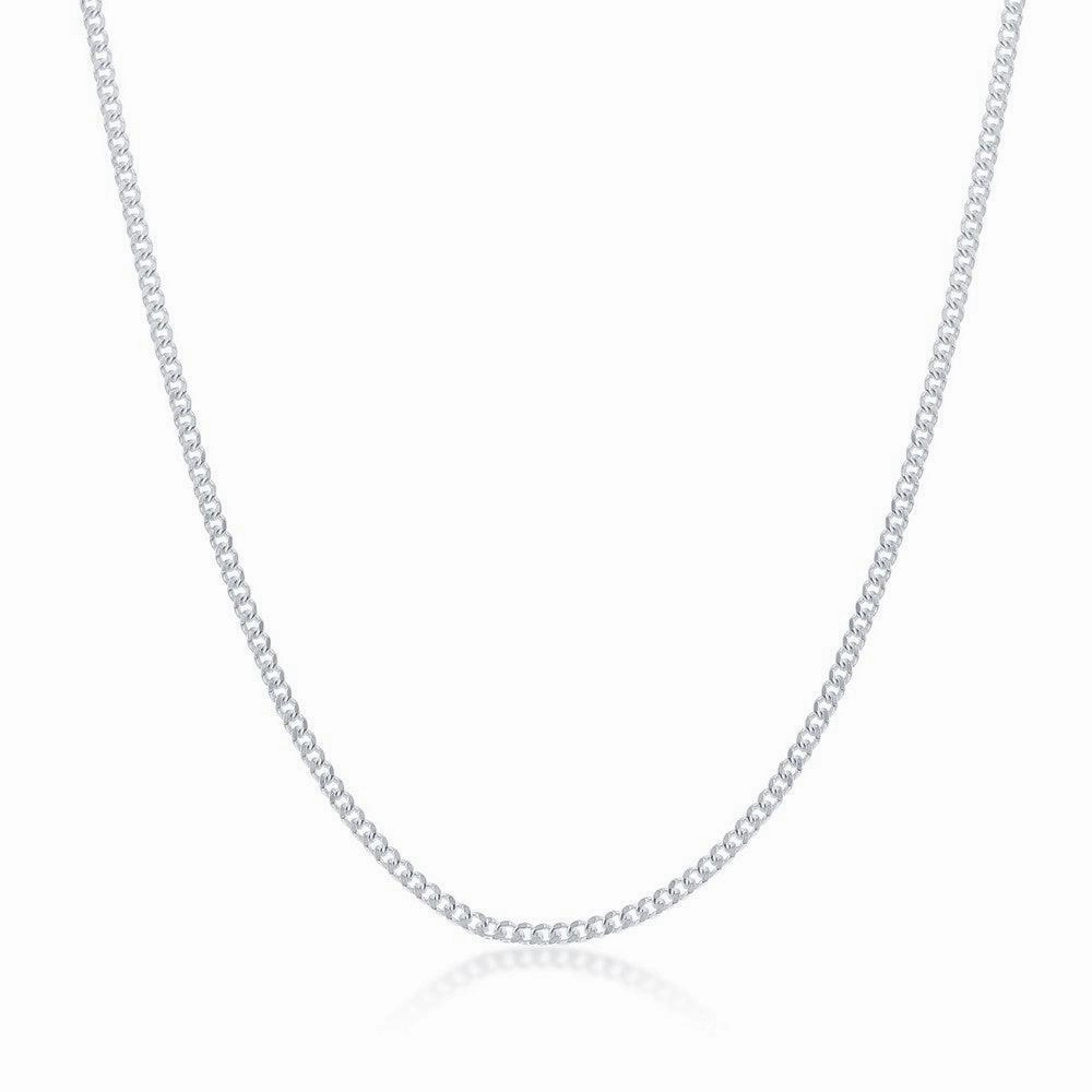 Sterling Silver 1.4mm Cuban Chain, 18"
