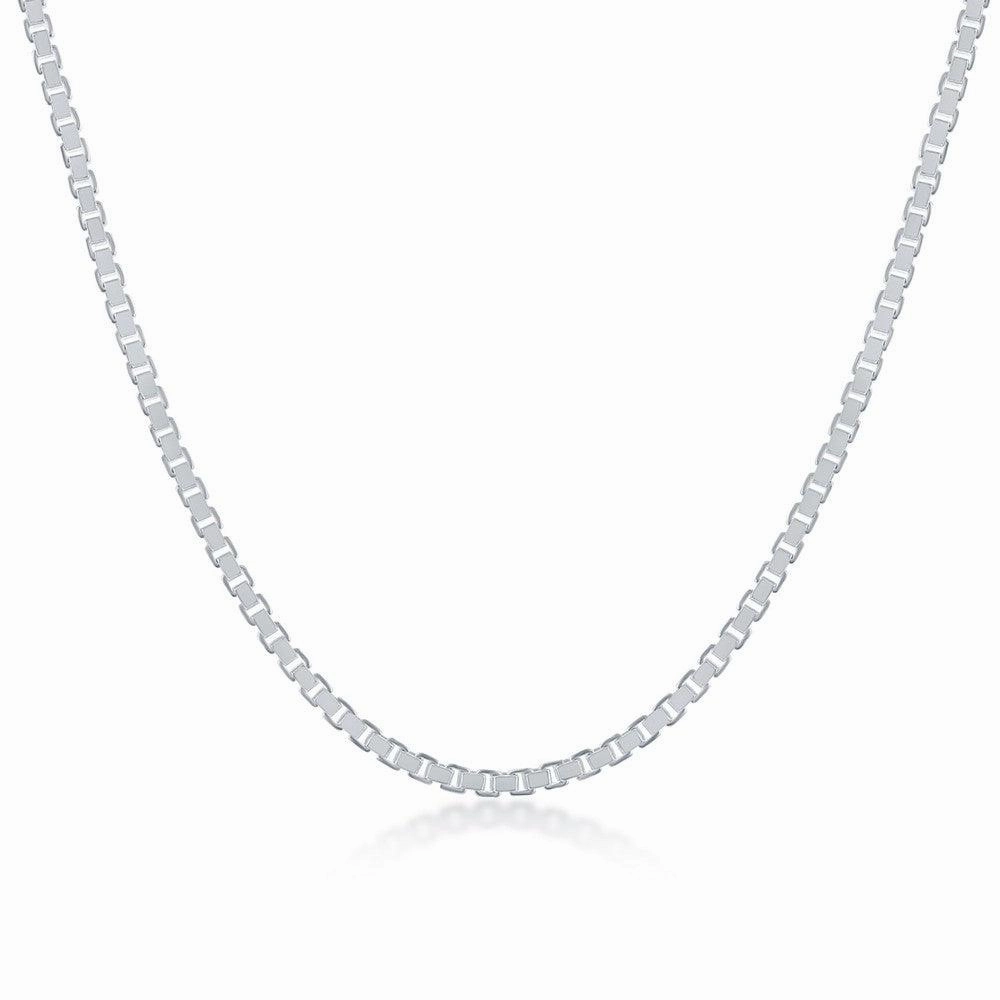 Sterling Silver 1.8mm Box Chain, 30"