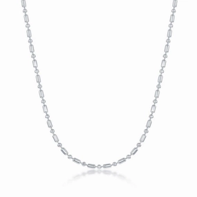 Sterling Silver 1.9mm 1 1 Bead Chain, 16"