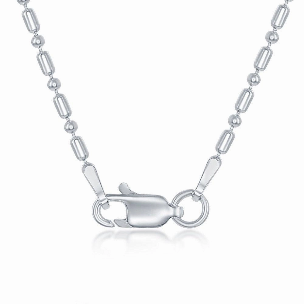 Sterling Silver 1.9mm 1 1 Bead Chain, 16"