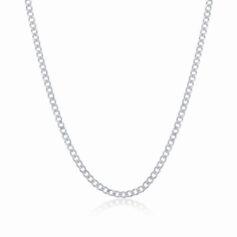 Sterling Silver 2mm Cuban Chain, 20"