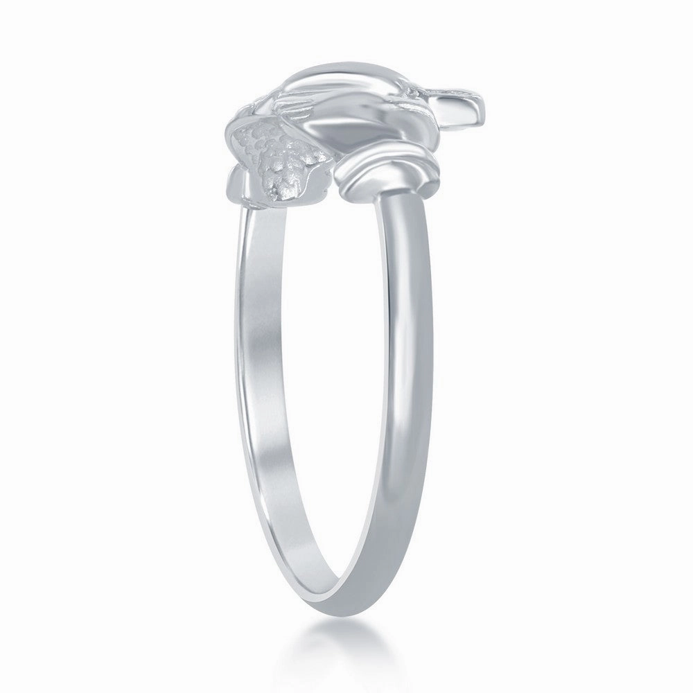 Sterling Silver Claddagh Ring - W-1800