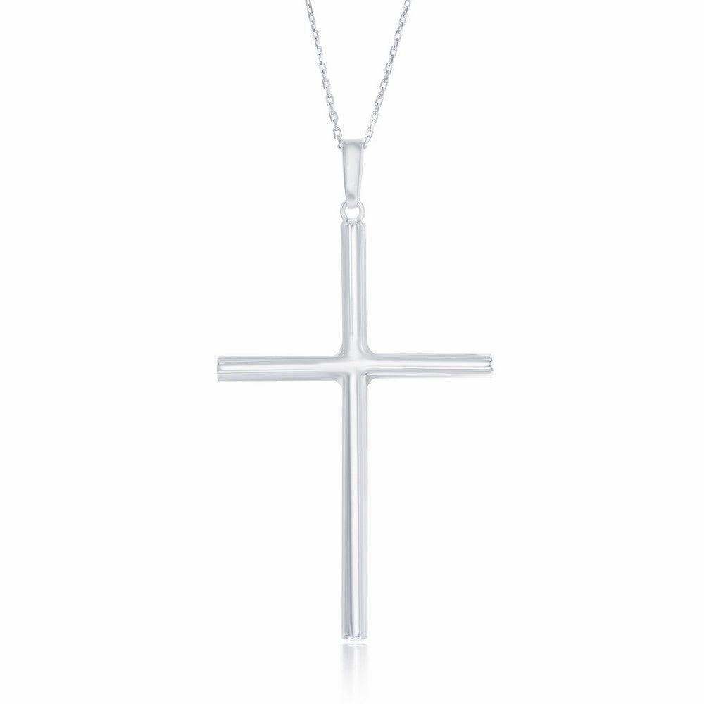 Sterling Silver Large Cross Pendant