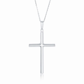 Sterling Silver Medium Cross Pendant