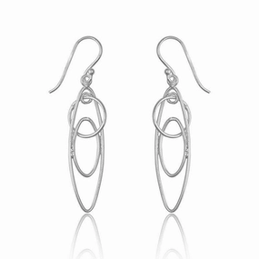 Sterling Silver Multi-Shaped Earrings