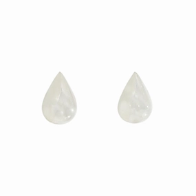 Sterling Silver Teardrop Stud Earrings