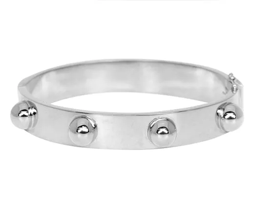 Studded bangle bracelet