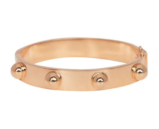 Studded bangle bracelet