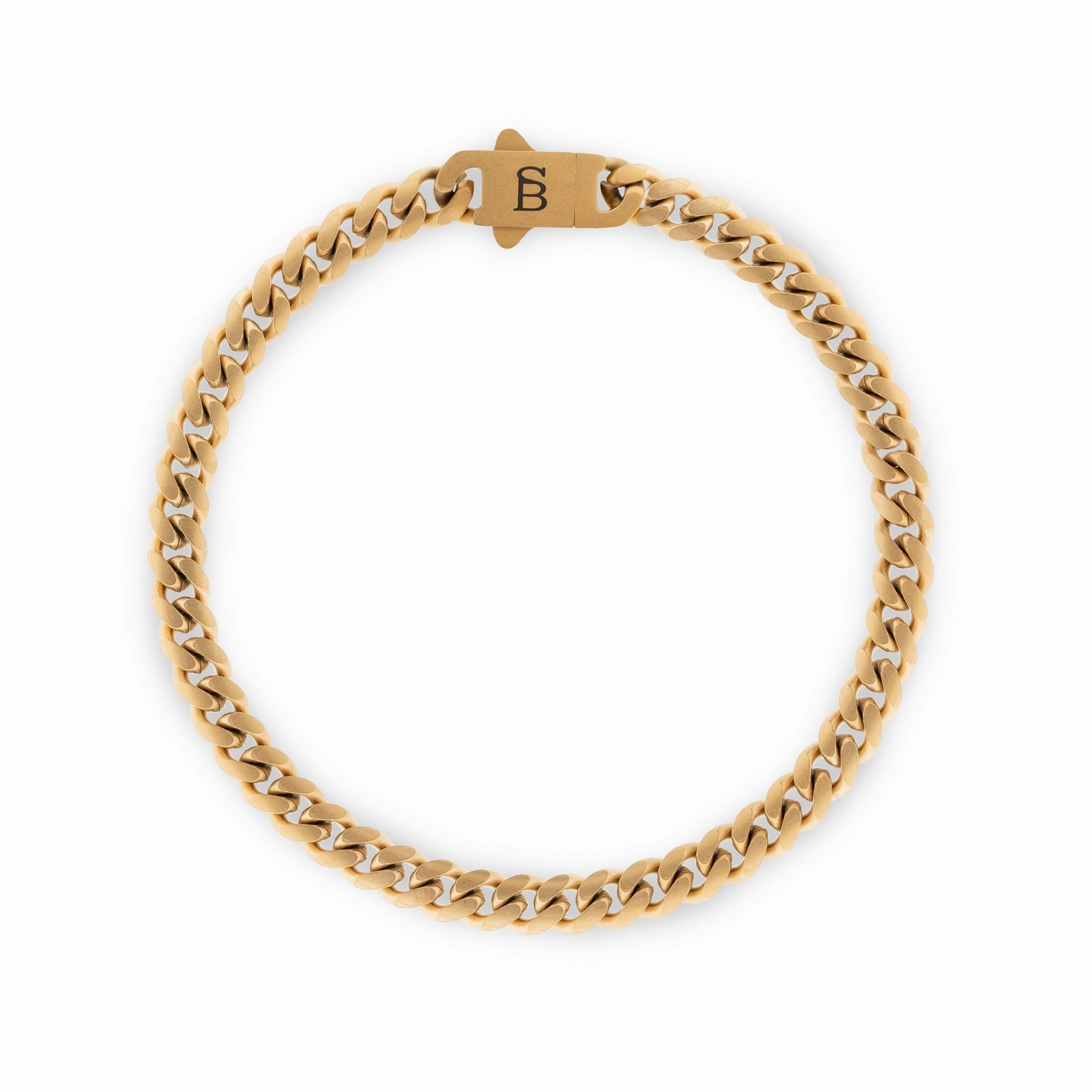 Svelte Stephen 5mm Chain Bracelet 18K Gold SSTBSS/001S
