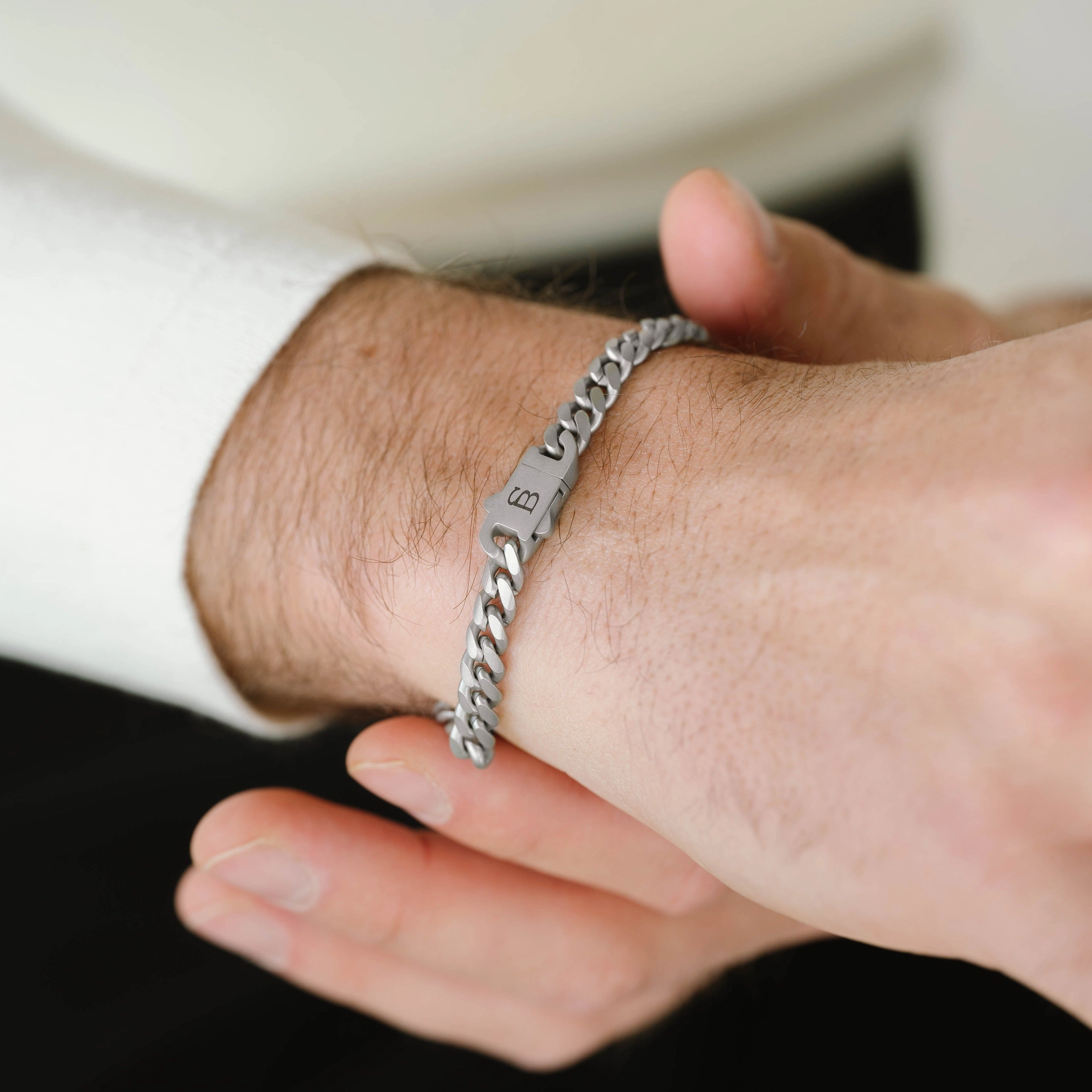 Svelte Stephen 5mm Chain Bracelet Silver SSTBSS/002S