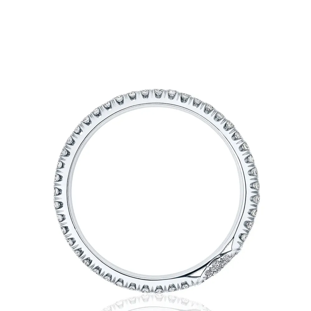 Tacor Platinum Founder's Collection Pave Diamond Wedding Band