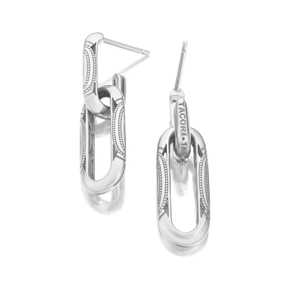 Tacori 18k Double Link Earrings