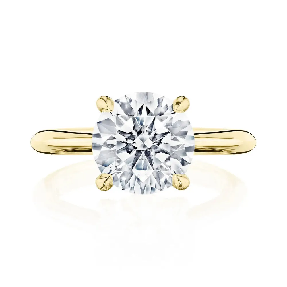 Tacori 18k Royal T Round Solitaire Engagement Ring