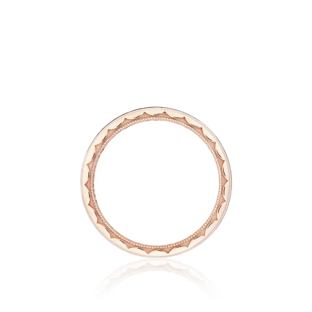 Tacori Classic 18k Brushed Center and Polished Edges 6mm Band