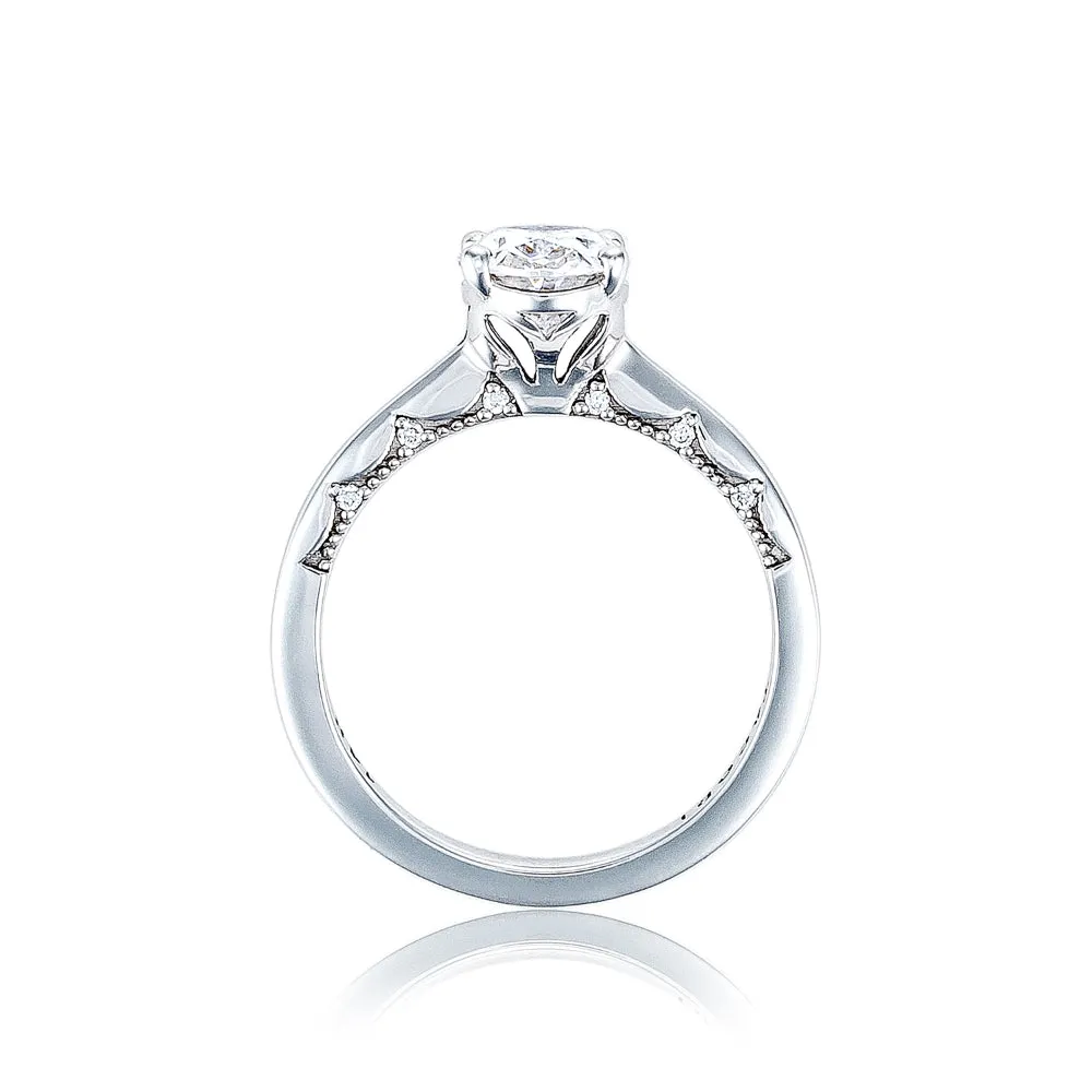 Tacori Coastal Crescent Oval Solitaire Engagement Ring