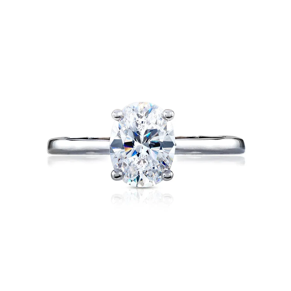 Tacori Coastal Crescent Oval Solitaire Engagement Ring