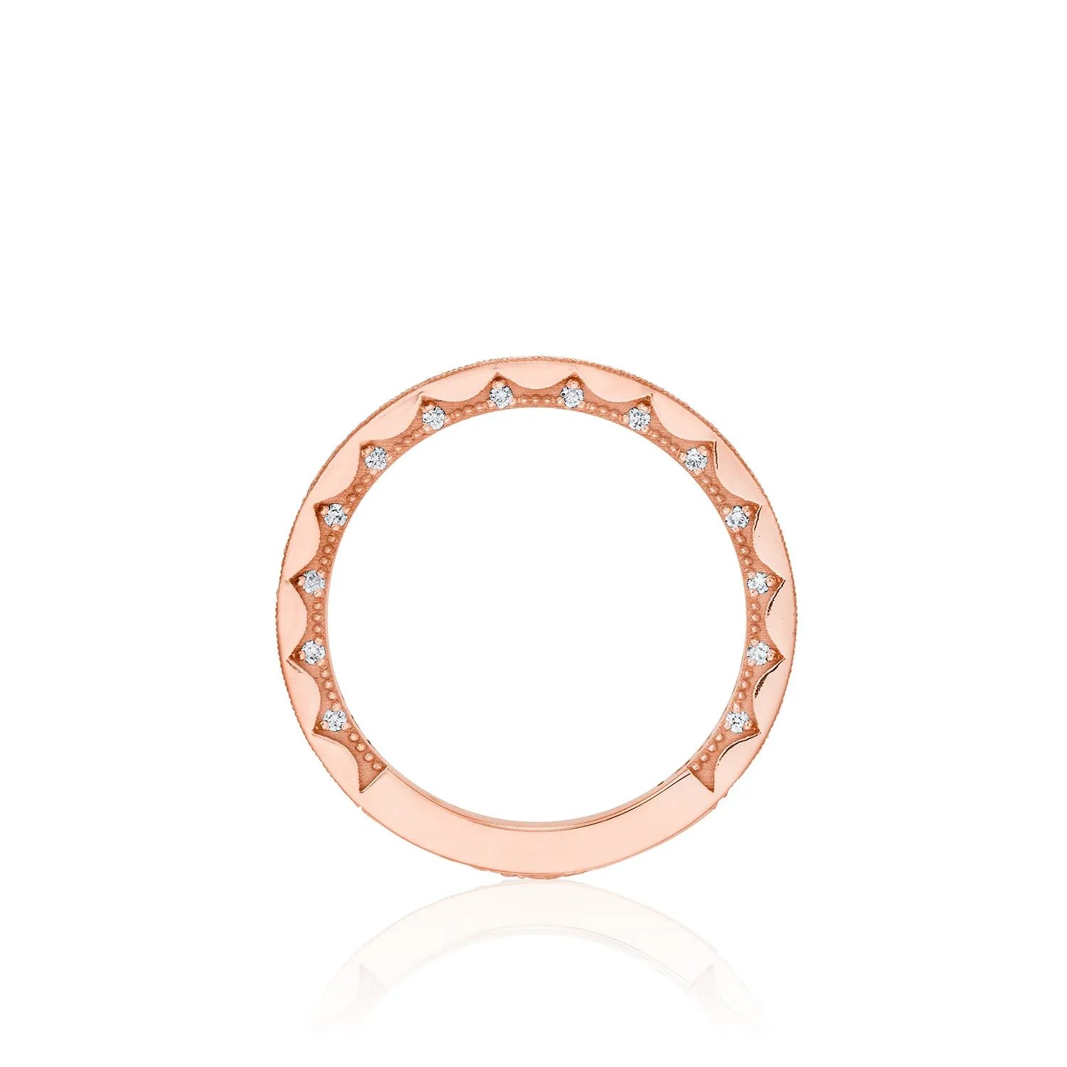 Tacori Coastal Crescent Pave Diamond Wedding Band