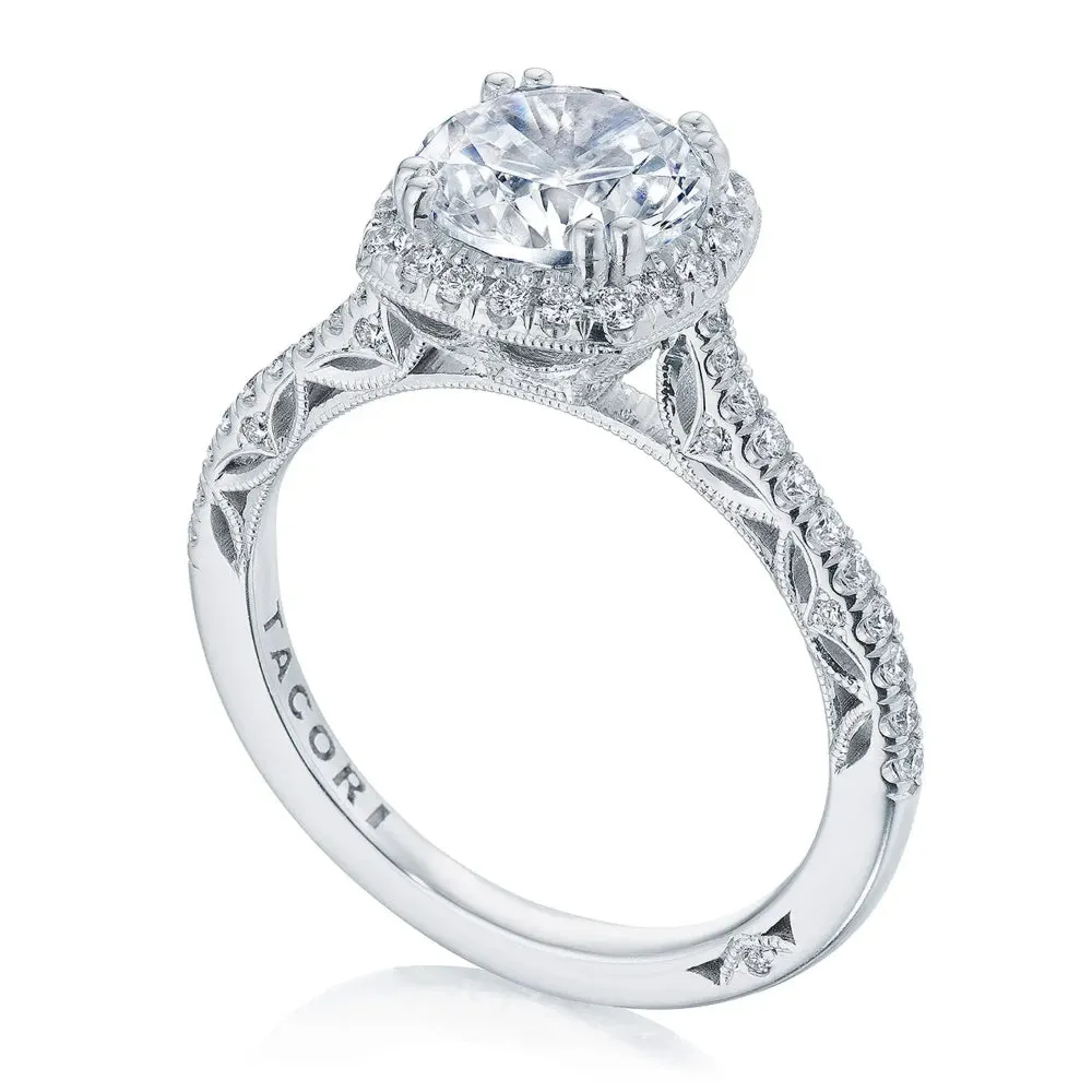 Tacori Dantela Cushion Bloom Engagement Ring