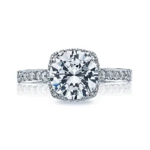 Tacori Dantela Round Bloom Engagement Ring