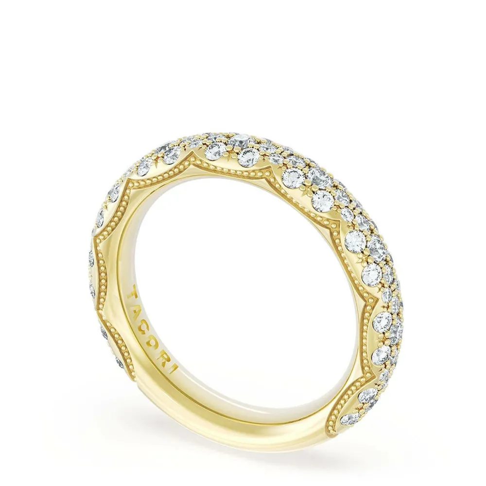Tacori Founder's Collection 18k French Pav Diamond Wedding Band