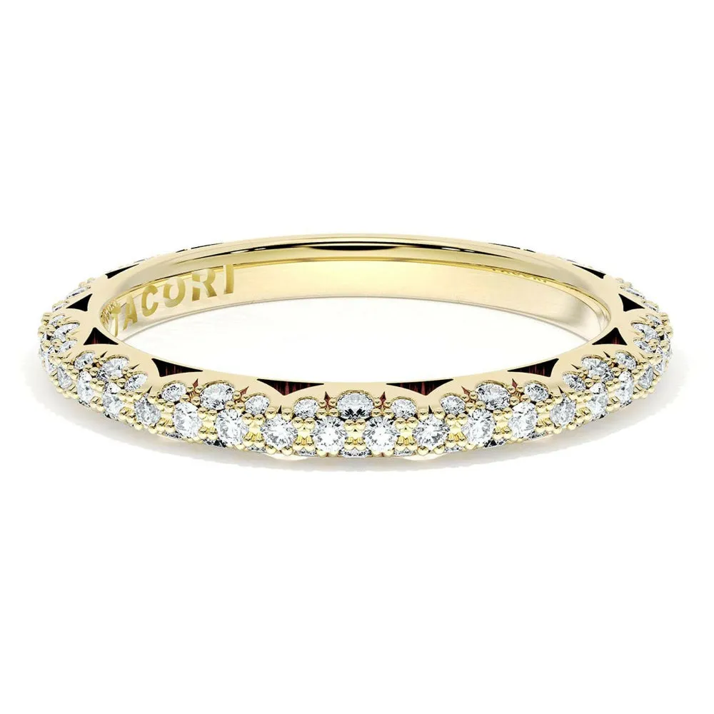 Tacori Founder's Collection 18k French Pav Diamond Wedding Band