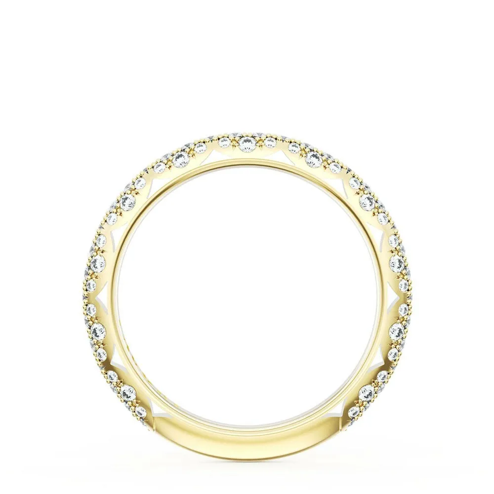 Tacori Founder's Collection 18k French Pav Diamond Wedding Band