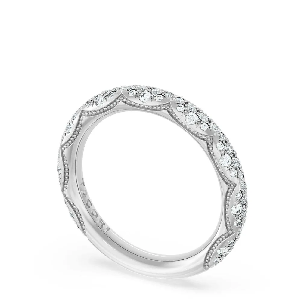Tacori Founder's Collection 18k French Pav Diamond Wedding Band