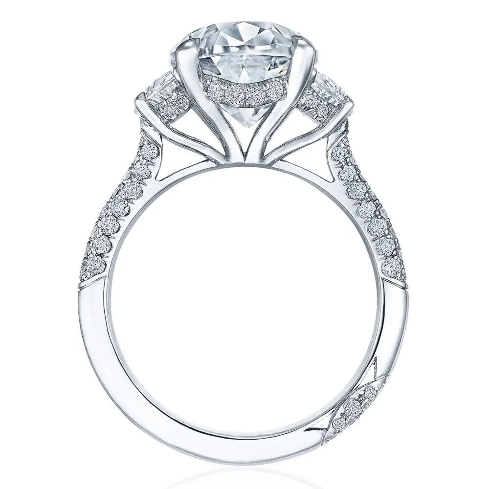 Tacori Founder's Collection RoyalT Oval 3-Stone Engagement Ring