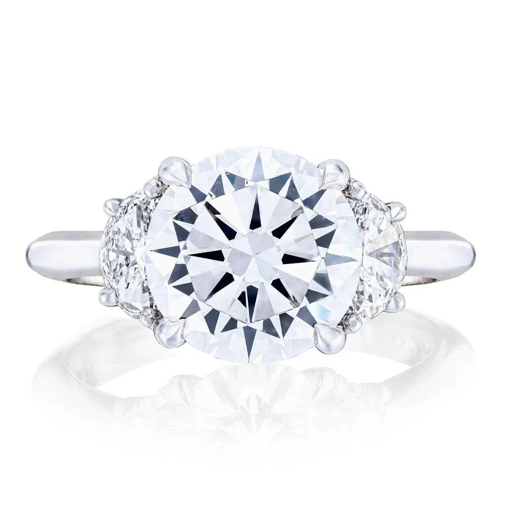 Tacori Founder's Collection, RoyalT Round 3-Stone Engagement Ring