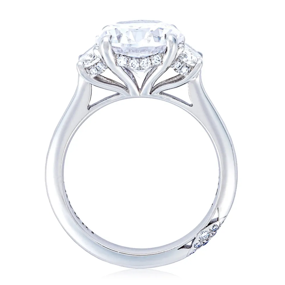 Tacori Founder's Collection, RoyalT Round 3-Stone Engagement Ring