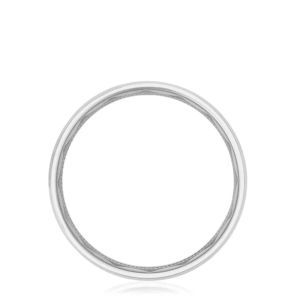 Tacori Men's 18k Classic Bevel Edge Satin Finish Wedding Band
