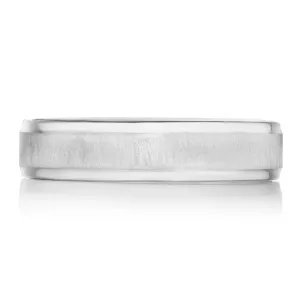 Tacori Men's 18k Classic Bevel Edge Satin Finish Wedding Band
