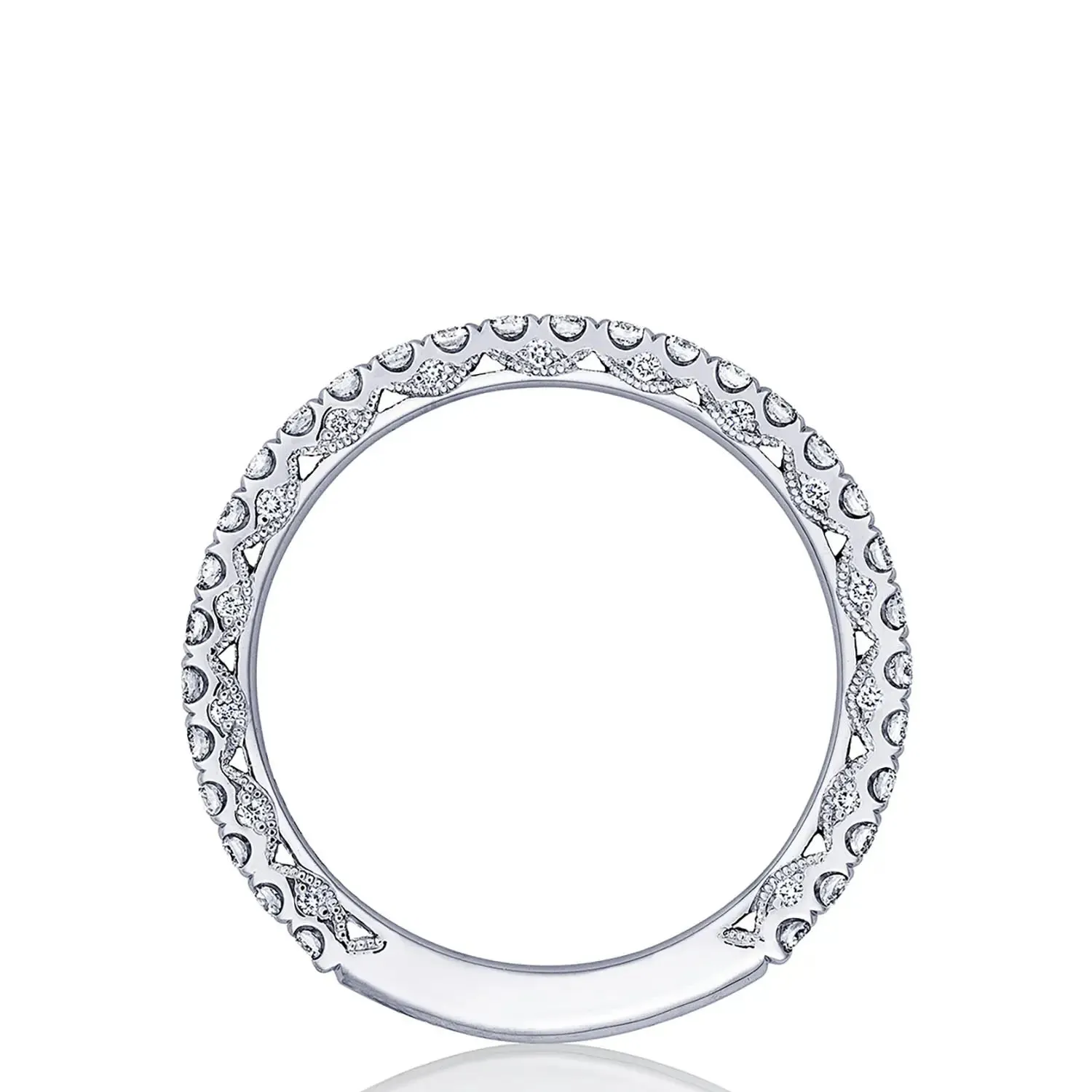 Tacori Petite Crescent French Pave 2mm Band